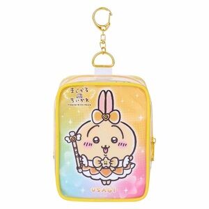 Brand New Chiikawa Super Magical Mascot Plush Friendly Clear Pouch - Hachiware